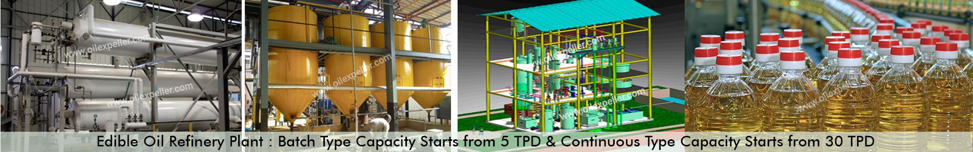 Usine de raffinage d’huile comestible
