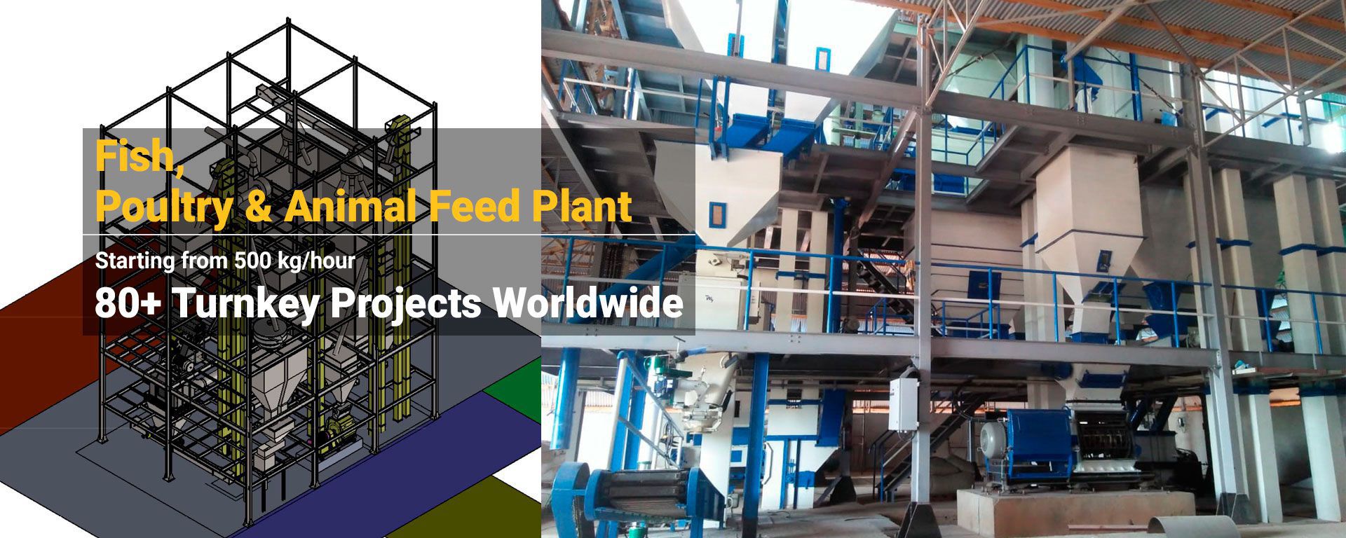 Fish, Poultry, Cattle & Animal Feed Plant