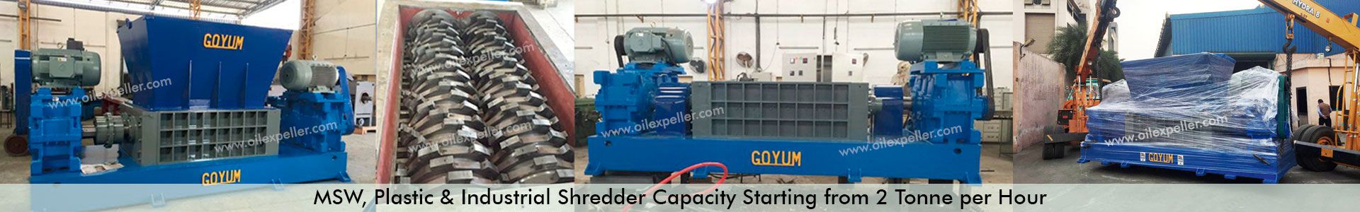 EFB, MSW, Plastic & Industrial Shredders