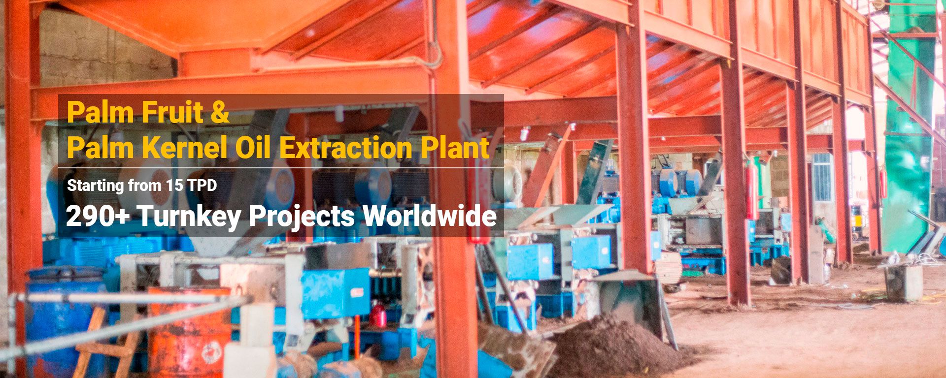 Palm Fruit, Palm Kernel oil extraction plant