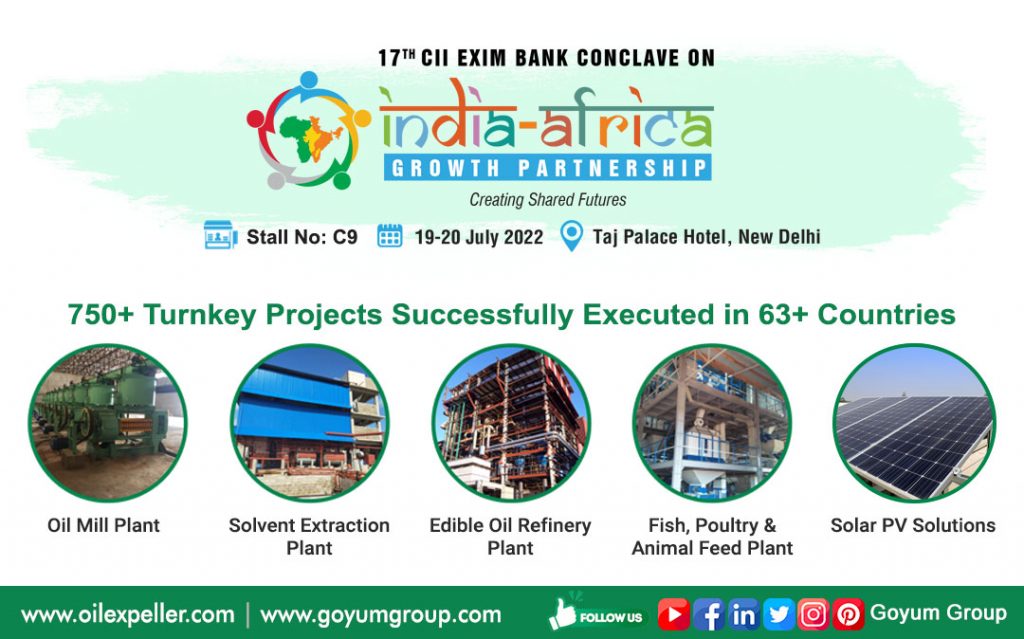 We are participating in 17th CII – EXIM Bank Conclave on India – Africa Growth Partnership