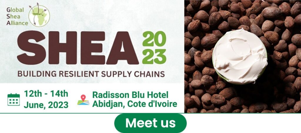 We are participating in Global Shea Alliance from 12 – 14 June, 2023 at Abidjan
