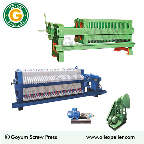 safflower seed oil filter press machine
