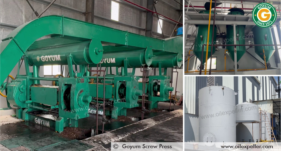 100 TPD Cashew Nut Shell Liquid ( CNSL ) Extraction Plant installed in India by Goyum